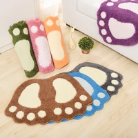 footprint pattern door mat floor mat bathroom personalize mats anti slip doormats bedroom living room carpet non slip mat