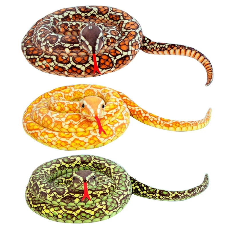 

Y3NF Interest Children's Realistic Python Kids Party Halloween Gift Relieve Stress Kids Birthday Gift for Garden