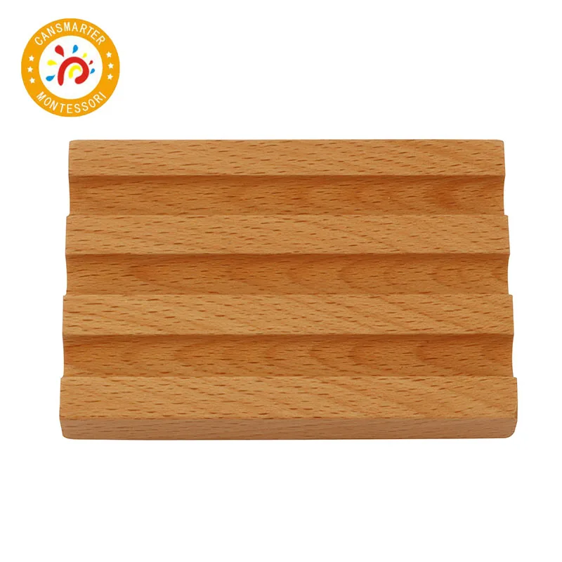 Материал Монтессори деревянный держатель для игрушек 3 карандашей раннего