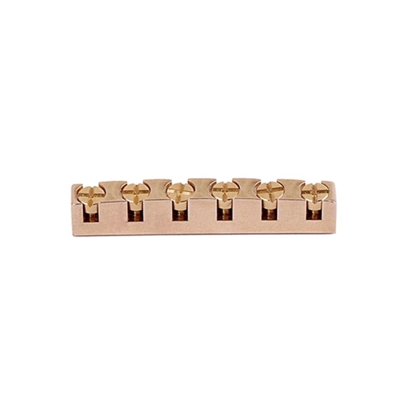 

43mm Width Adjustable Height Brass Metal Guitar Bell Nut for Strat Electric Guitar Replacement Musical Instrument Accessories