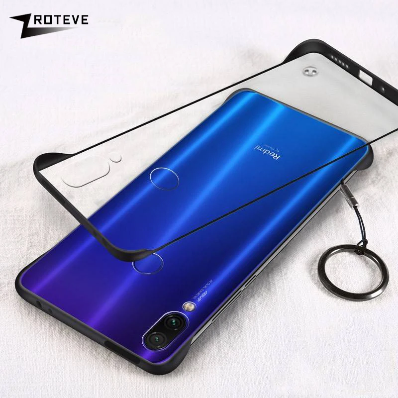 ZROTEVE Cover For Xiaomi Redmi Note 7 Case Silicone Frame Pro Hard Clear Back |