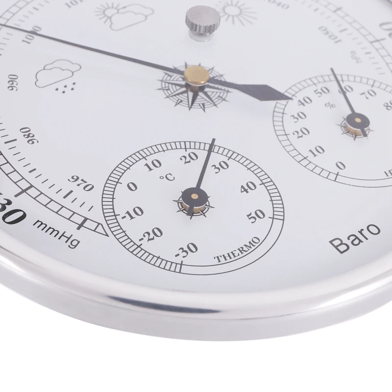 Wall Mounted Household Thermometer Hygrometer High Accuracy Pressure Gauge Air Weather Instrument Barometer | Инструменты