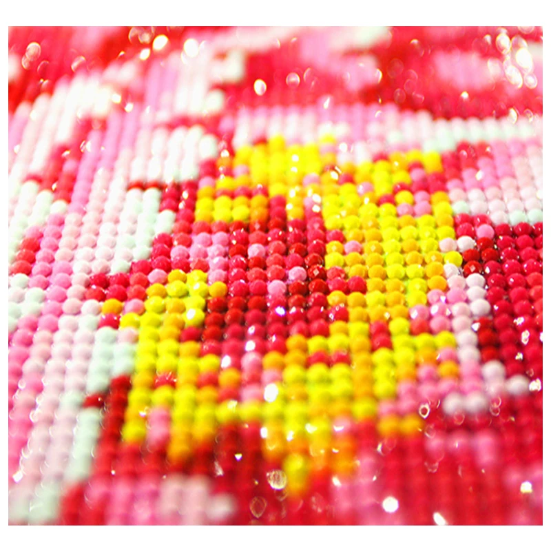 Full 5d Diy Daimond Painting &quotpink Flamingo" 3d Diamond Round Rhinestone Diamant Embroidery Animals Decor P063 | Дом и сад