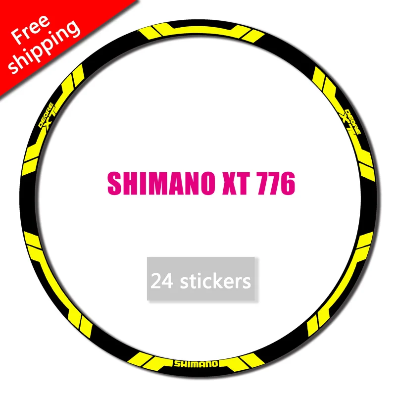 Наклейки на обод колеса SHIMANO XT 776 наклейки горный велосипед велосипеда для