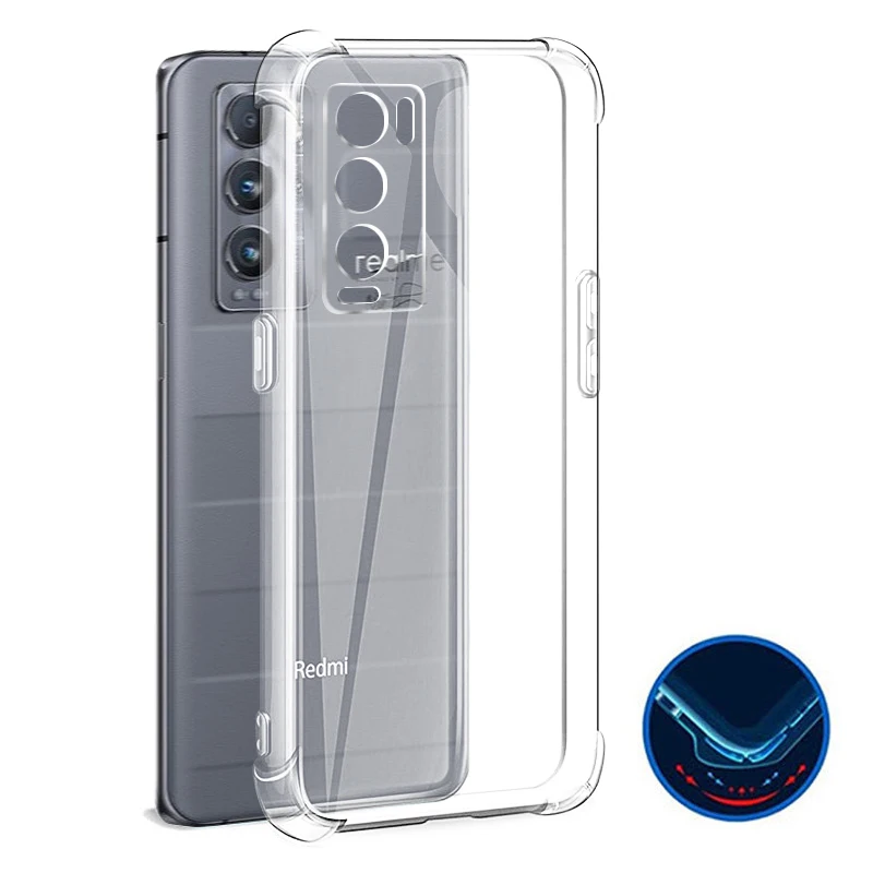 shell for realme gt master edition gt 2 pro neo 2t 3 explorer case cover transparent clear soft silicone tpu phone accessories free global shipping