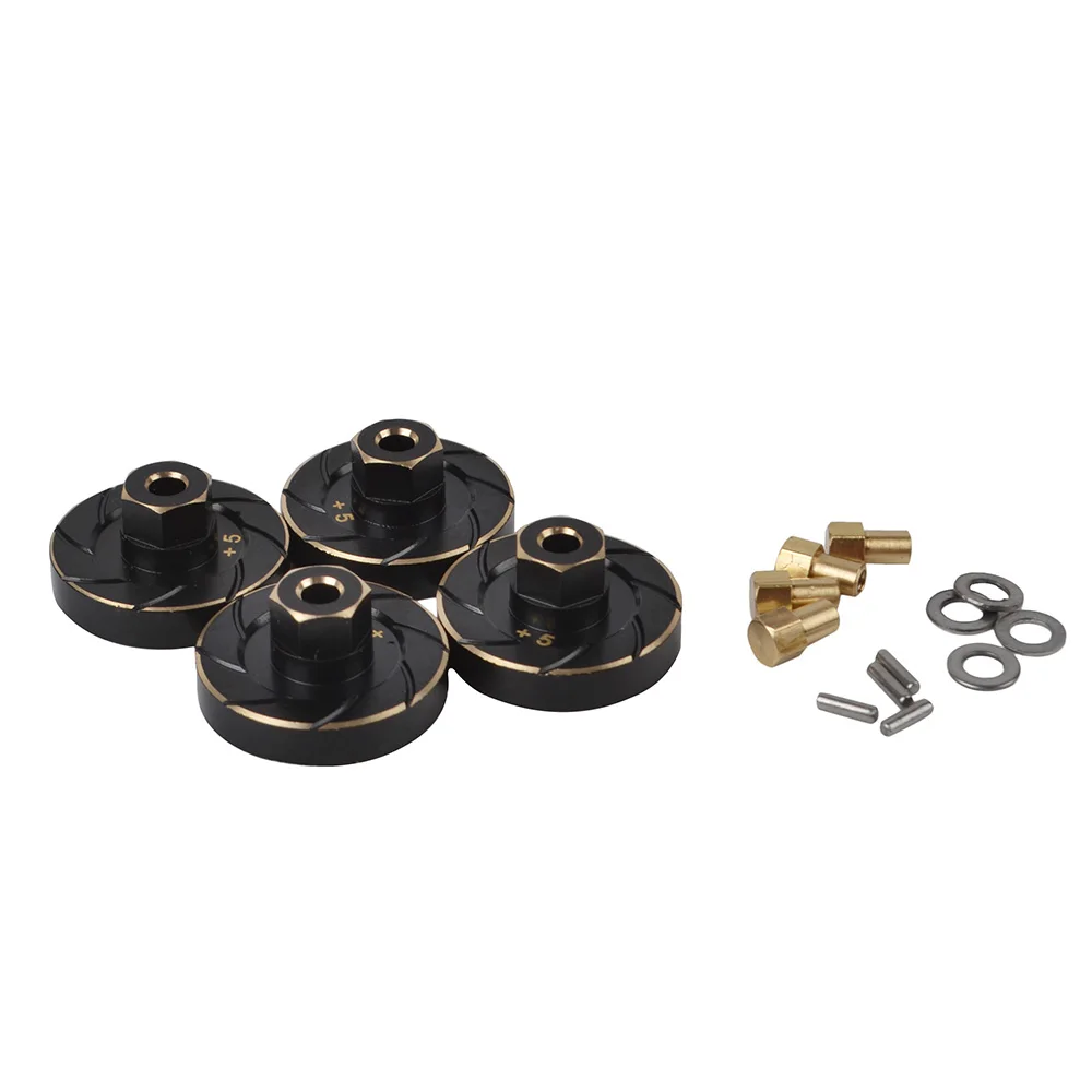 

4 шт. тяжелые латунные колесные диски для баланса веса для Axial SCX24 90081, обновленные детали