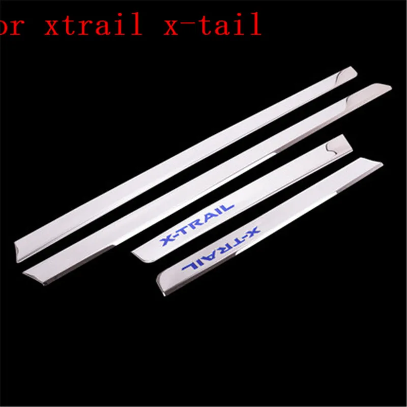Хромированный корпус боковой двери обшивка обшивки защита для Nissan X Trail T32 2014