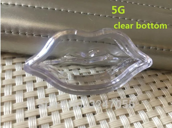 2G/5G 10/30/50/100 шт. пустой полупрозрачный футляр для помады в форме губ милый мини