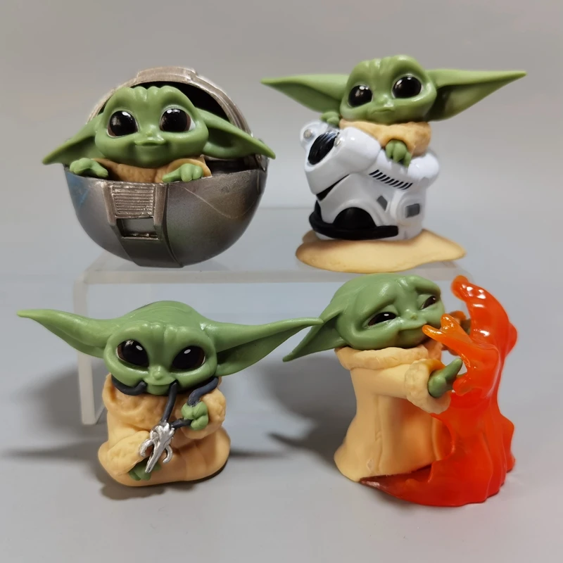 Фигурка йода из Звездных войн 4 шт./компл. аниме фигурки Йоды Мандалора 2-го