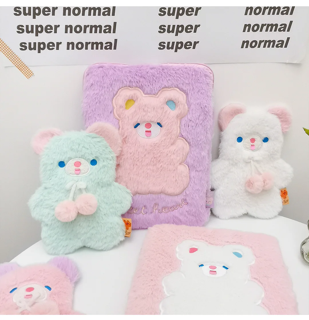 

Cake bear Female 6th 7th mini3/4/5/6 air1/2 9.7 10.2 air 3 10.5 pro 11 tablet tote bag for Apple ipad protective bag