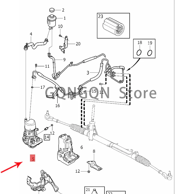 

CAR electronic booster pump 2008-2018vol voxc70 xc60 v60 cross country v60 s80l s60 cross country s60 Bushing Engine steering ge