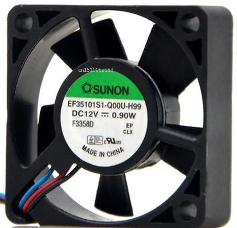 

for EF35101S1-Q00U-H99 Computer Axial Cooling Fan DC 12V 0.9W 3510 35*35*10mm 3 Wires Free shipping