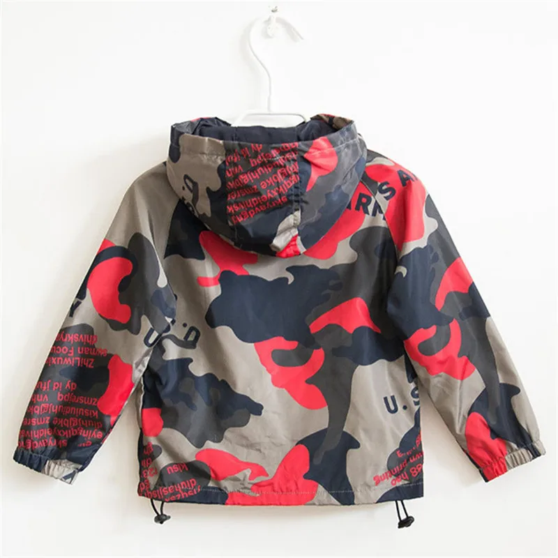 Модные куртки для мальчиков Детская верхняя одежда Ветровка Теплая подростков