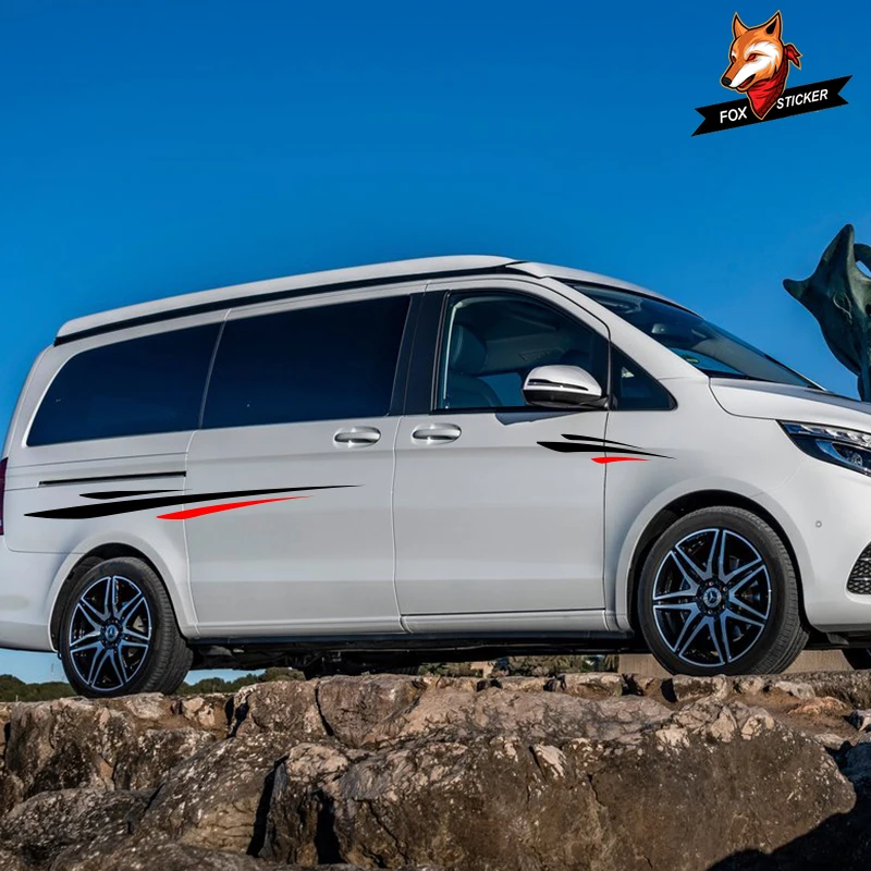 2 стороны виниловые наклейки Графика на колесах полосы туристического