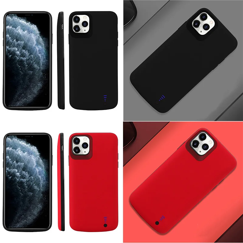Чехол для зарядного устройства 5000 мАч/6000 мАч iPhone 11 11Pro внешний аккумулятор чехол