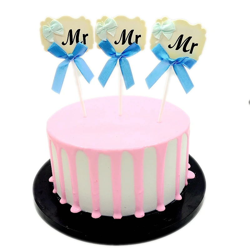 8 шт./лот кекс Топпер Радуга прекрасный солнце Спящая Луна поток звезды белые