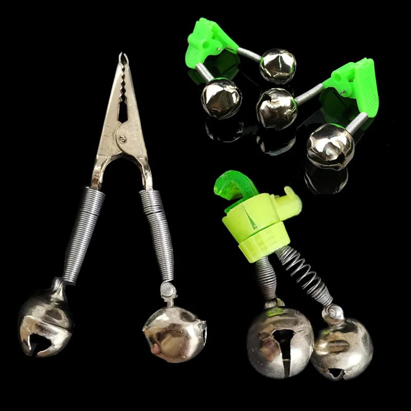 5 шт./лот сигнализатор для укуса рыбалки Удочка колокольчик зажим наконечник