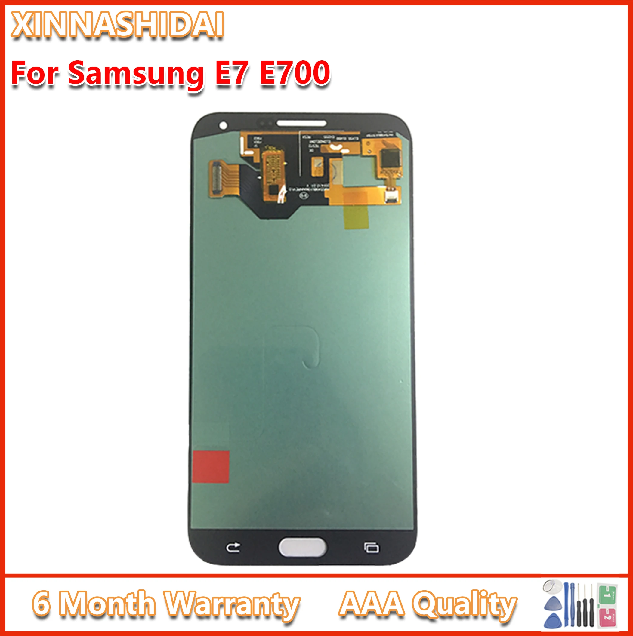 ЖК дисплей для Samsung E7 E700 E700F E7000 E7009 сенсорный экран дигитайзер в сборе