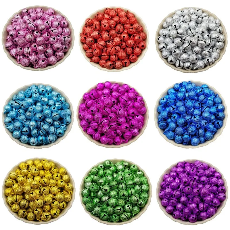 

10 мм ремесло ручной работы Рождество Jingle подвеска с бубенчиками Подвески разноцветные DIY ювелирные аксессуары свободные бусины 20 шт. красоч...