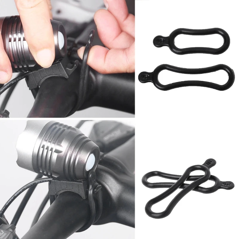 1 шт. велосипедный светильник крепление для лампы рамка эластичный ремень