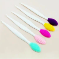 soft silicone facial cleansing blackhead brushes exfoliating pore cleaner skin care tool massager beauty nose brush for daily