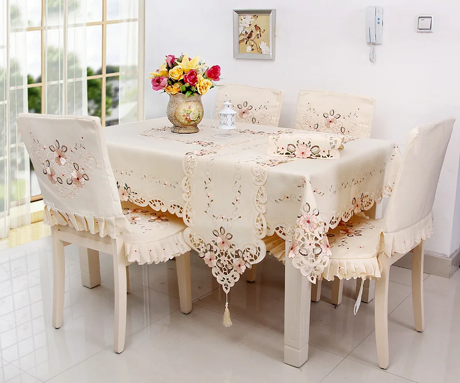 

Embroidered Tablecloth Tablecloth Tablecloth Embroidered Hollow Tablecloth