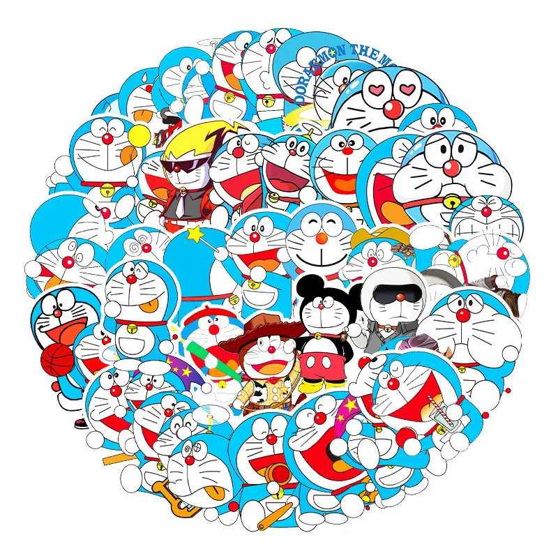 

Doodle Stickers 52pcs/pack Classic Fashion Style Sticker Moto Car Suitcase Laptop Skateboard Stikers Waterproof Decal Sticker