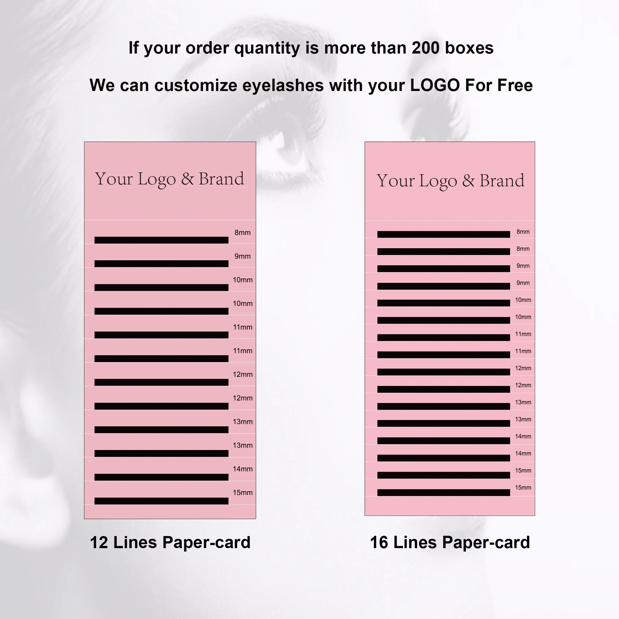 Индивидуальные ресницы мягкие для наращивания Премиум шелк макияж ручки большой