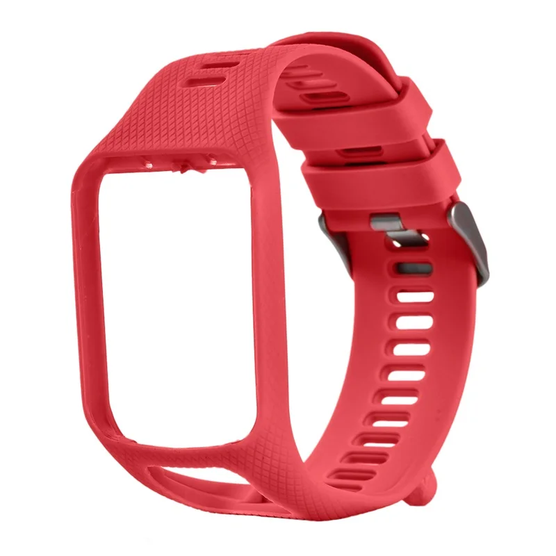 Красный Для Tomtom ремешок сменный ремешок для Tomtom Runner 3/Adventurer/Golfer 2/Runner 2 Cardio/Spark 3 музыкальные умные аксессуары - Цвет: Красный