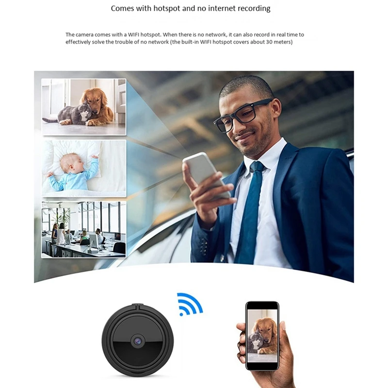 

1080P A11 Mini Rings Camera Wifi Wireless Action Smart Home Security Camera HD Outdoor Recorder Remote