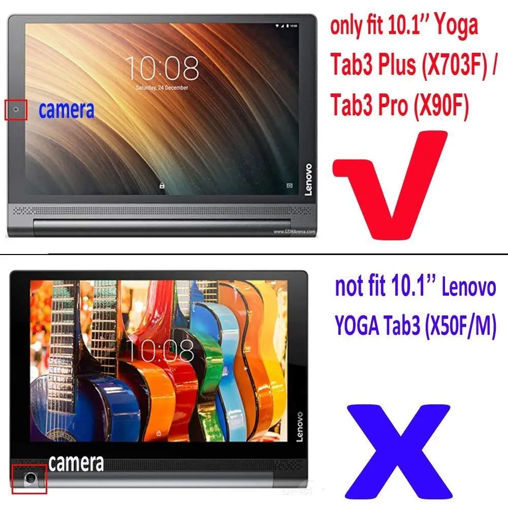 Флип чехол из искусственной кожи для Lenovo Yoga Tab 3 Pro 10 1 YT3 X90F X90L Tab3 Plus YT X703f X703L Tablet Pc funda