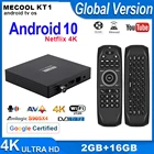 Стандартная ТВ-приставка DVB C MECOOL KT1 Amlogic S905X4 Android TV OS Smart TV BOX ATV AV1 DVB-T2 WiFi Dolby Google сертифицированная 4K видео