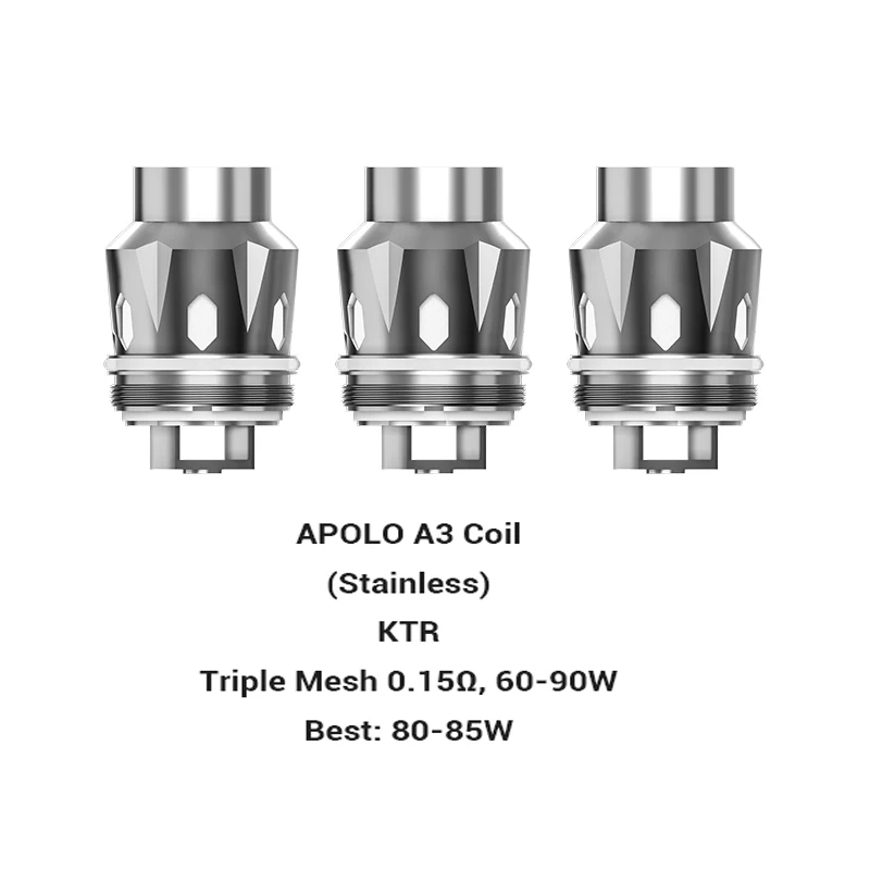 3 шт./лот катушечная головка совместимая с баком Vaptio Apolo/X hubler Apolo KIT атомайзер вапорайзер вейп