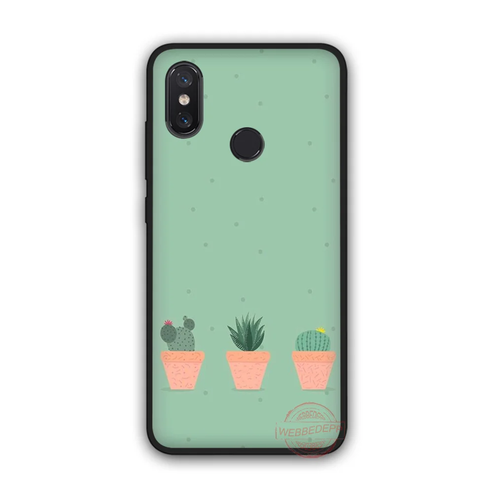 WEBBEDEPP красивый кактус Модный мягкий силиконовый чехол для телефона Xiaomi Mi 6 8 A2 Lite A1