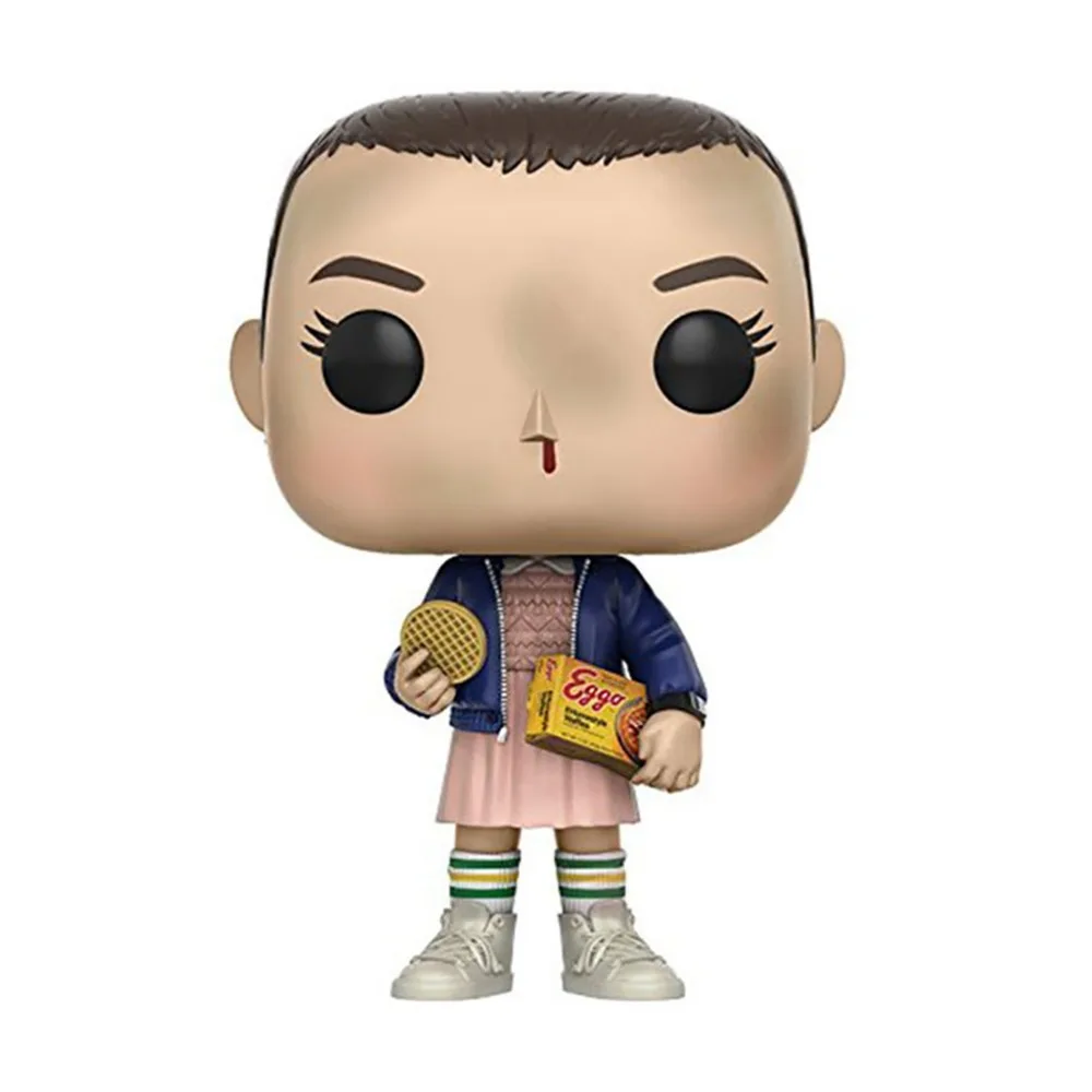 

New Style About Stranger Things ELEVEN WITH EGGOS Hand Bobble Head Q Edition For Car Decoration DEMOGORGON Action Figure 10cm