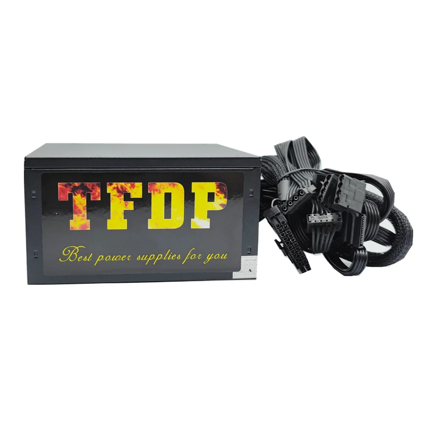 

Real 700W Gaming 120MM Fan Silent ATX Power Supply desktop power supply Support Dual CPU Gaming PSU