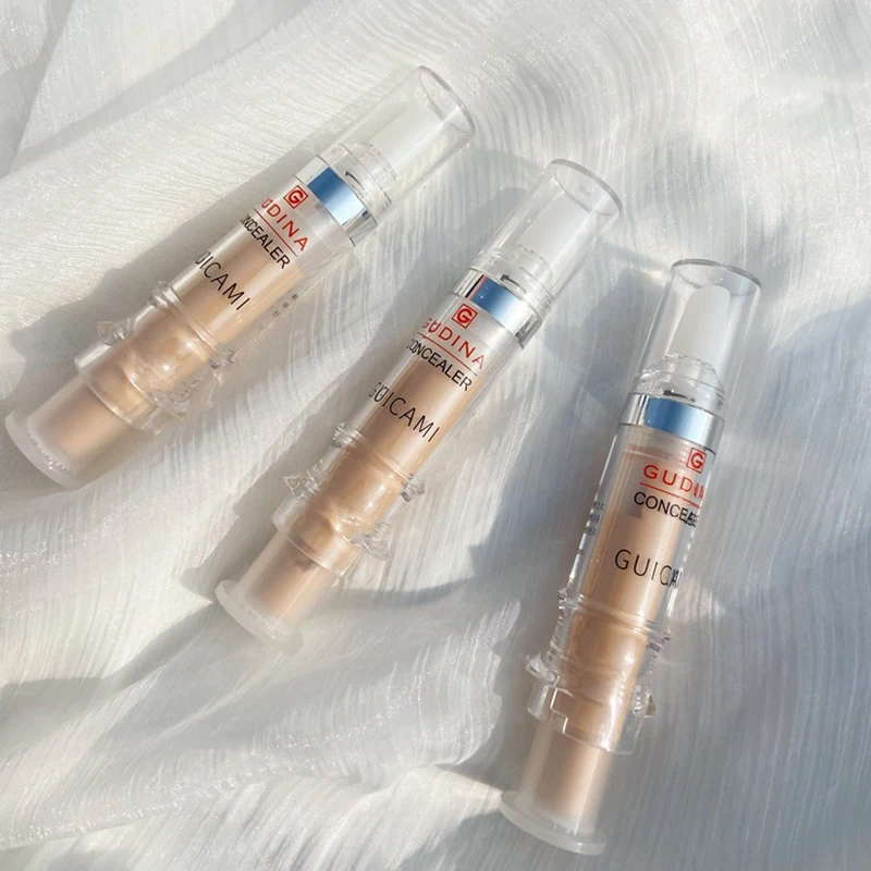 Крем консилер основа для макияжа в форме иглы осветляет тени увлажняет стойкий