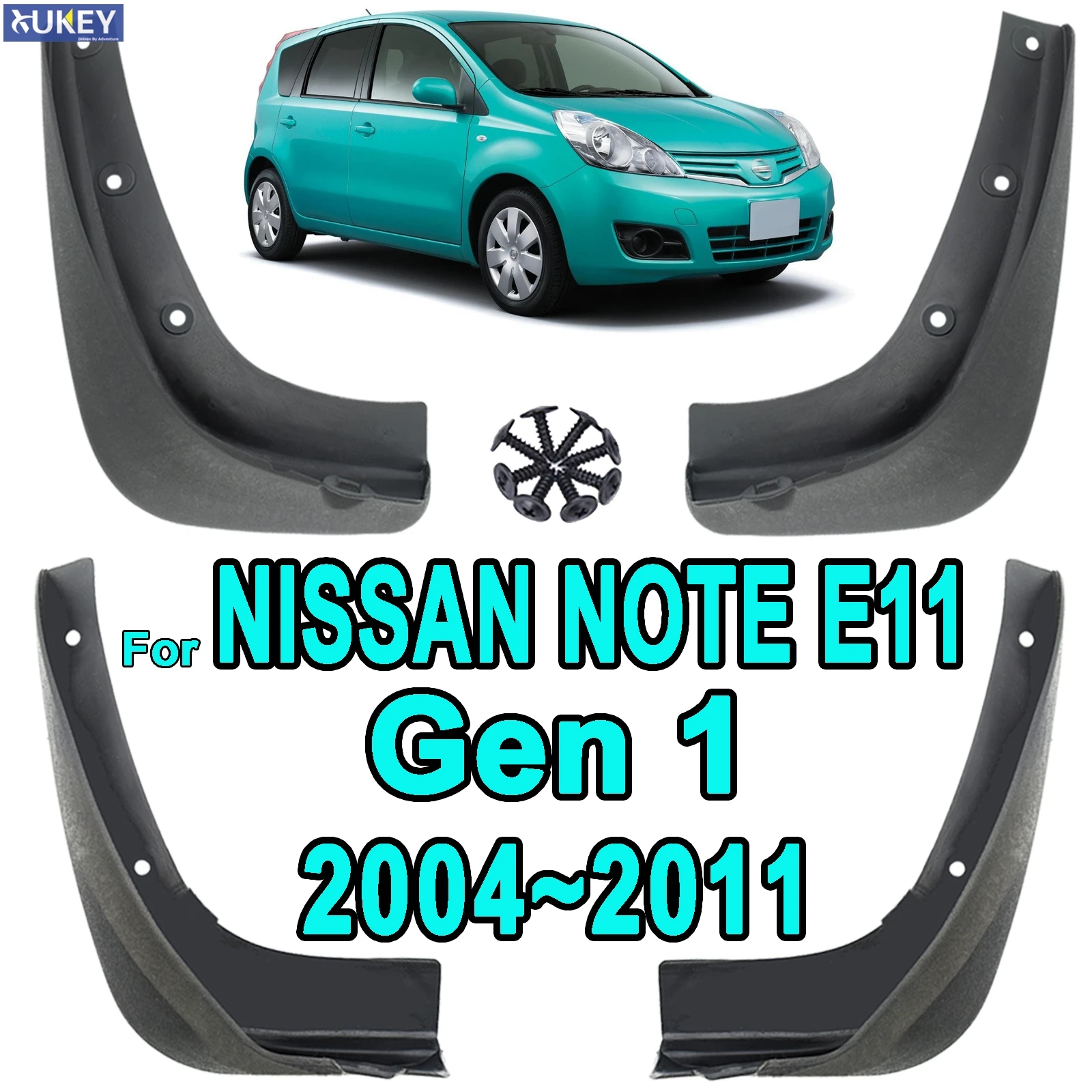 4 шт. Автомобильные Брызговики для Nissan Note E11 Gen 1 2004 - 2011 | Автомобили и мотоциклы