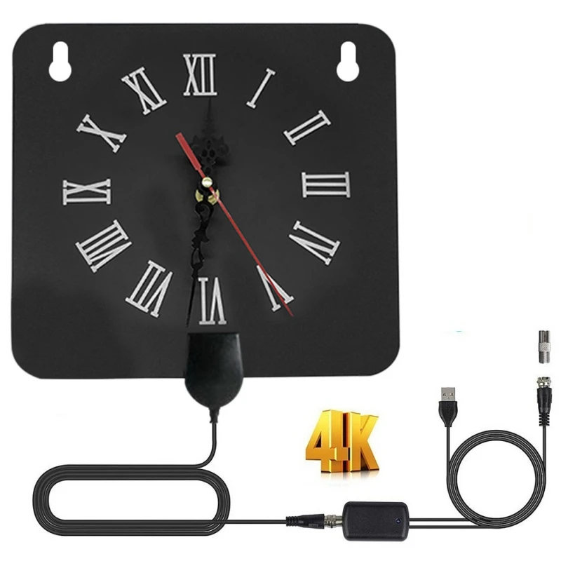 HDTV/Digital TV Antennas 3.7 Meters Coaxial cable 300 Miles 1080P 20dBI Gain Indoor Antenna With Signal Booster | Электроника