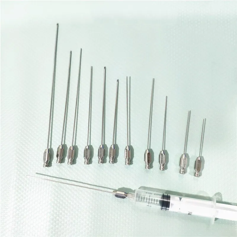 

11pcs Single holes Facial fat filling graft transplantation Liposuction cannula
