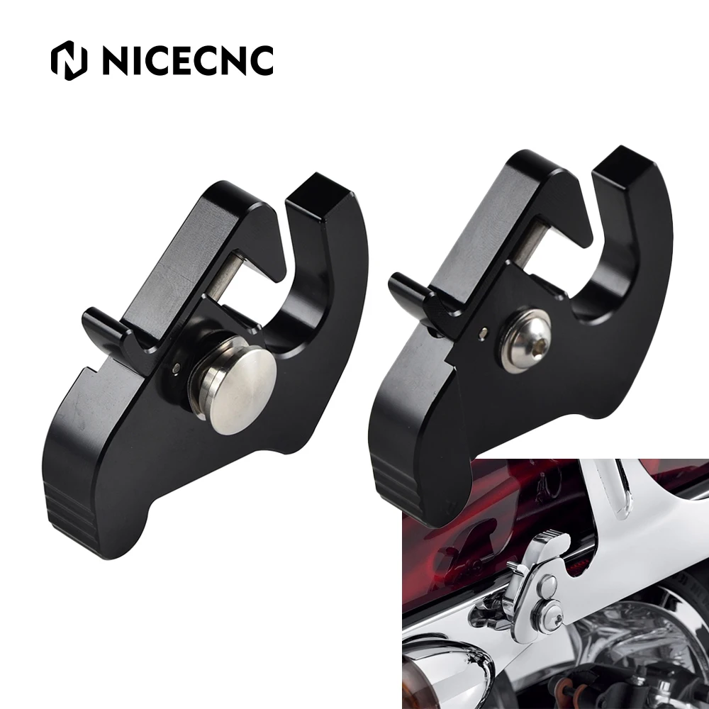 2x Sissy Bar Backrest Luggage Rack Detachable Rotary Latch Kit for Harley Sportster Dyna Softail Touring 12600036 Replacement - купить по