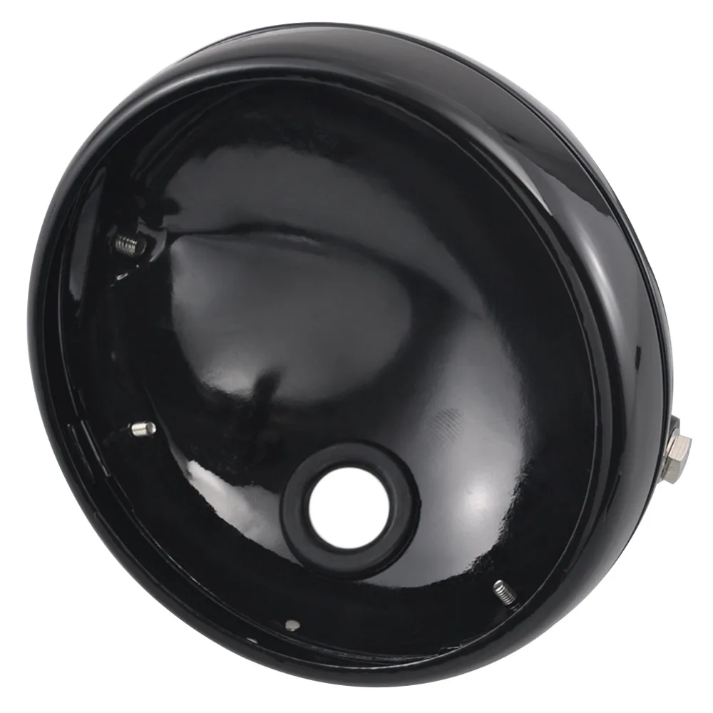 Яркий черный 7 &quotУниверсальный корпус фары чехол для XL Dyna Ninja Z400 Vulcan GSX R Nine T Scout