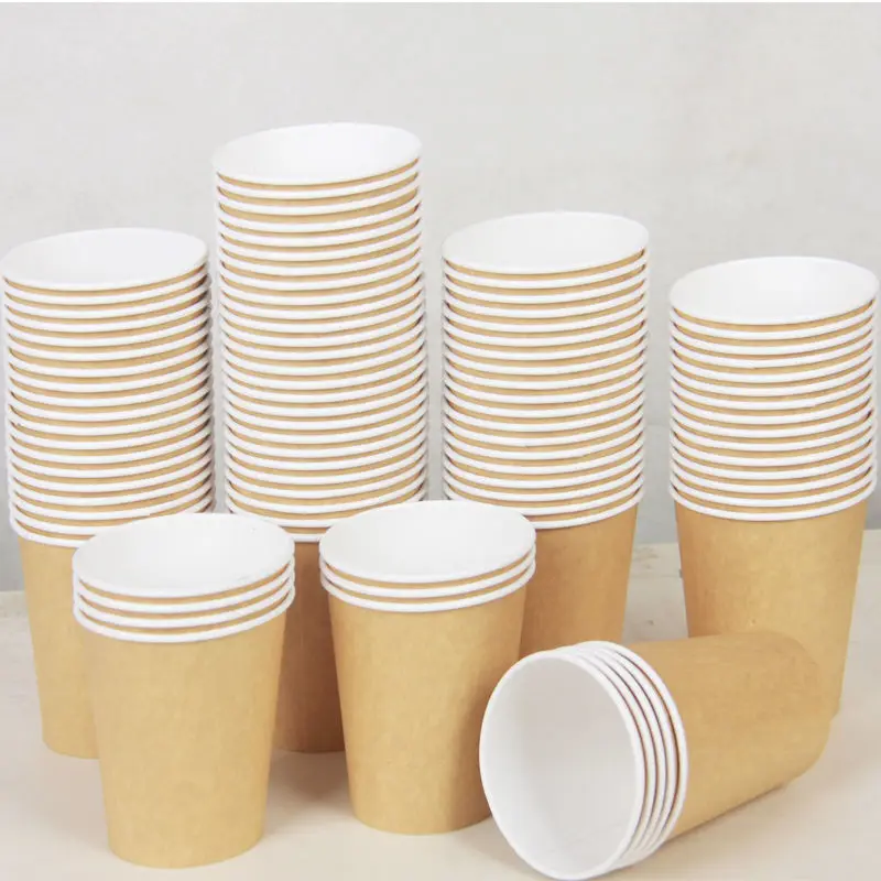

50pc/Pack Paper Cups Wedding Tea Milk Paper Cup Disposable Coffee Cup Snack and Drink Cup Papper Bubble Tea Cup Milk Tea Cup