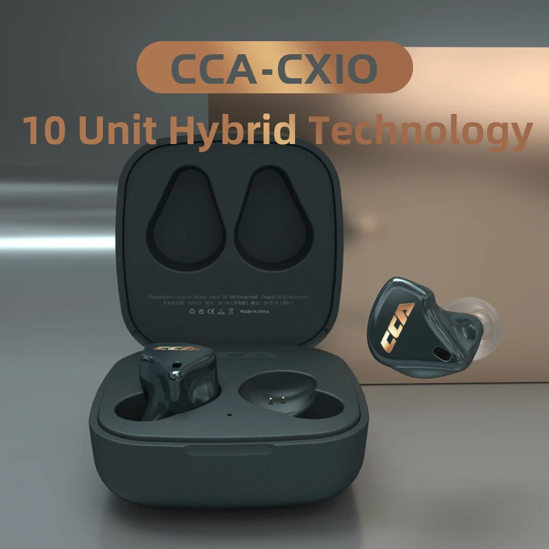 CCA CX10 Wireless Bluetooth 5.0 In-Ear Eaephones Gaming Sporting HIFI Headset Subwoofer earplugs noise canceling Airbuds TWS
