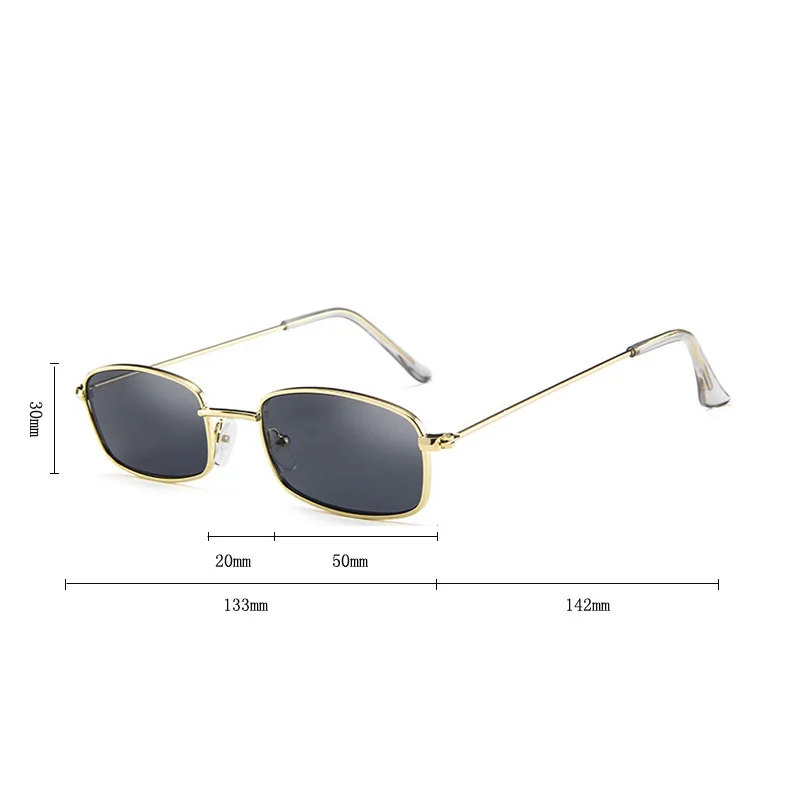 

Zilead Retro Small Square Sunglasses Women Men Fashion Ultralight Sun Glasses Metal Frame UV400 Shading Mirror Oculos de sol