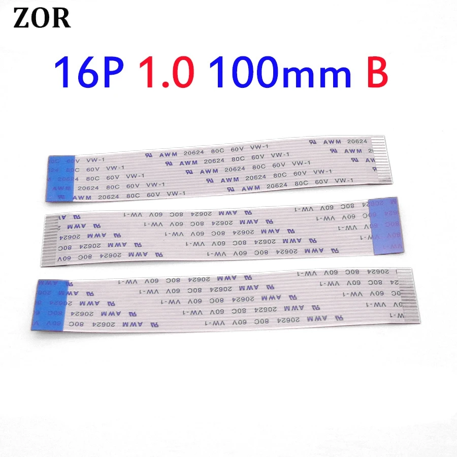 ΠΠΈΠ±ΠΊΠΈΠΉ ΠΏΠ»ΠΎΡΠΊΠΈΠΉ ΠΊΠ°Π±Π΅Π»Ρ FFC FPC, 1-3 ΡΡ., ΡΠΈΠΏ B, 1,0 ΠΌΠΌ, ΠΠ»ΠΈΠ½Π° 16 ΡΡΠΈΡΡΠΎΠ² 100 ΠΌΠΌ, 10 ΡΠΌ, ΡΠΈΡΠΈΠ½Π° 17 ΠΌΠΌ, Π³ΠΈΠ±ΠΊΠΈΠΉ 16pin AWM 20624 80C 60 Π² ΠΠΈΠ±ΠΊΠΈΠΉ ΠΏΠ»ΠΎΡΠΊΠΈΠΉ ΠΊΠ°Π±Π΅Π»Ρ FFC FPC, 1-3 ΡΡ., ΡΠΈΠΏ B, 1,0 ΠΌΠΌ, ΠΠ»ΠΈΠ½Π° 16 ΡΡΠΈΡΡΠΎΠ² 100 ΠΌΠΌ, 10 ΡΠΌ, ΡΠΈΡΠΈΠ½Π° 17 ΠΌΠΌ, Π³ΠΈΠ±ΠΊΠΈΠΉ 16pin AWM 20624 80C 60 Π²