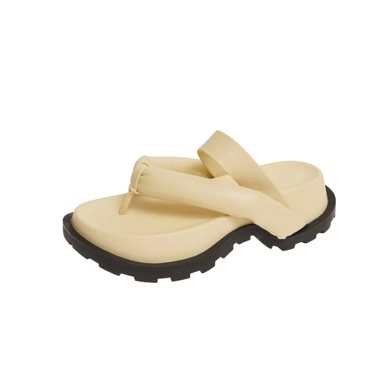 

Women's Shoes 2021 Summer New Style Sponge Cake Platform Sandals And Slippers Women's Outer Wear Flip Flops Casual Roman Sandals