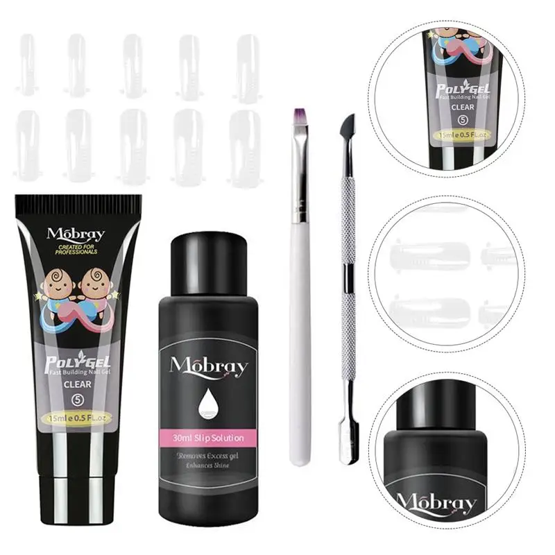 

1 Set DIY Nail Extension Gel Kit Professional Premium Nail Extension Gel