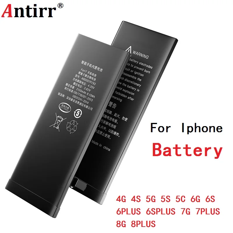 Качественный аккумулятор для телефона iPhone 6S 6 5 3 GS 4 7 7PLUS 8 PLSU 6PLUS PLUS реальная