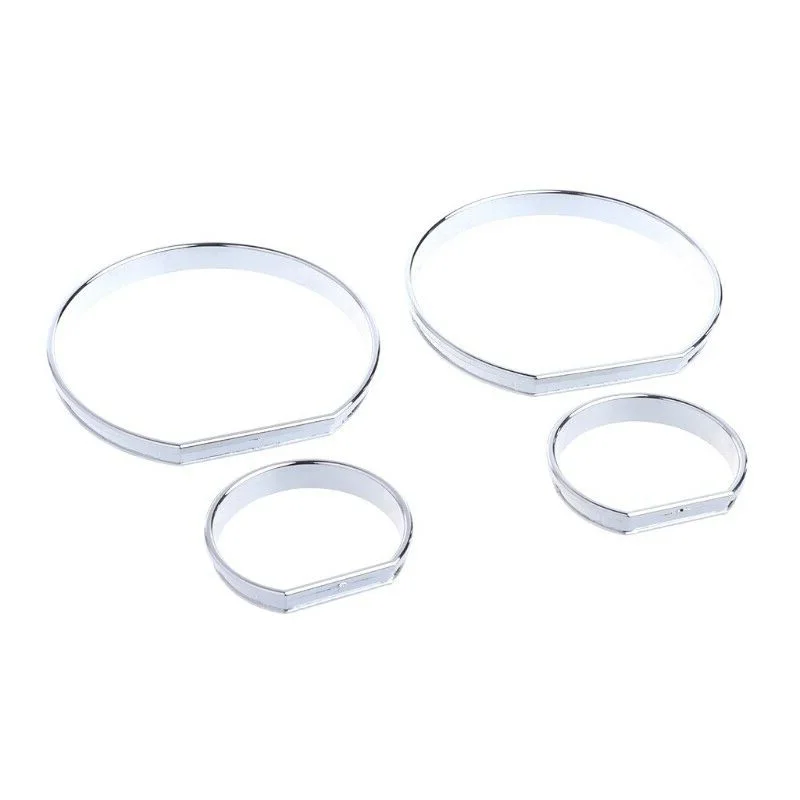 Аксессуар циферблат хромированный Φ спидометр M-Tech Серебряная панель |